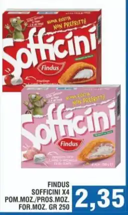 Bitar Findus sofficini x4 pom.moz./pros.moz. for.moz. offerta