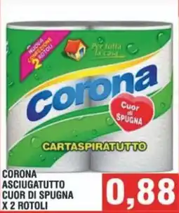 Bitar Corona asciugatutto cuor di spugna offerta