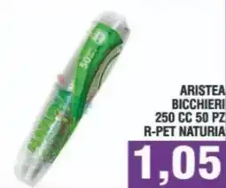 Bitar Aristea bicchieri 250 cc r-pet naturia offerta