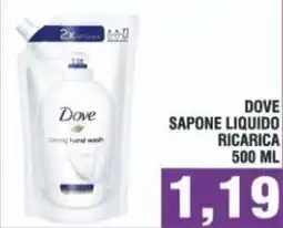 Bitar Dove sapone liquido ricarica offerta