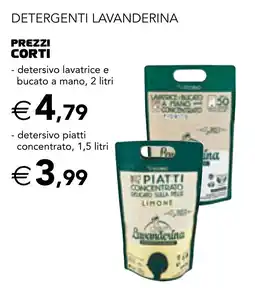 Esselunga Detergenti lavanderina detersivo lavatrice e bucato a mano, detersivo concentrato offerta