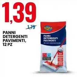 Eurospin Panni detergenti pavimenti offerta