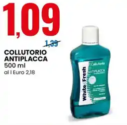 Eurospin White & fresh collutorio antiplacca offerta