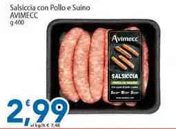 Sidis Salsiccia con Pollo e Suino AVIMECC offerta