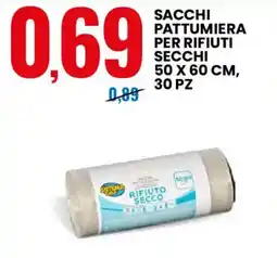 Eurospin Sistema casa sacchi pattumiera per rifiuti secchi offerta