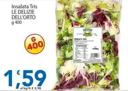 Sidis Insalata Tris LE DELIZIE DELL'ORTO offerta