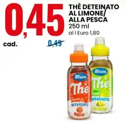 Eurospin Blues thè deteinato al limone alla pesca offerta