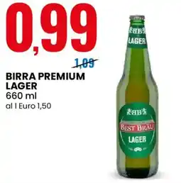 Eurospin Best brau birra premium lager offerta