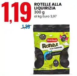 Eurospin Dolciando rotelle alla liquirizia offerta
