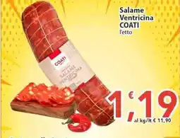 Sidis Salame Ventricina COATI offerta