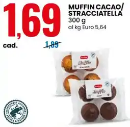 Eurospin Dolciando muffin cacao/ stracciatella offerta