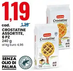 Eurospin Dolciando crostatine offerta