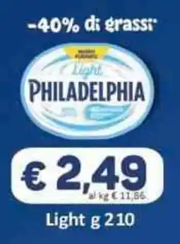 Sidis PHILADELPHIA Light offerta