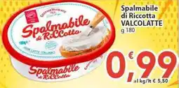 Sidis Spalmabile di Riccotta VALCOLATTE offerta