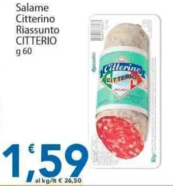 Sidis Salame Citterino Riassunto CITTERIO offerta