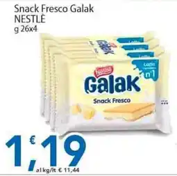 Sidis Snack Fresco Galak NESTLÉ offerta