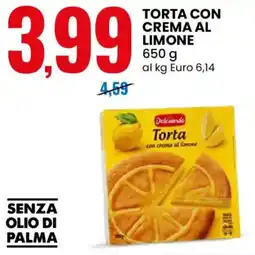 Eurospin Dolciando torta con crema al limone offerta