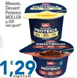 Sidis Mousse, Dessert Proteico MÜLLER offerta