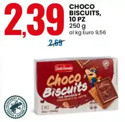 Eurospin Dolciando choco biscuits offerta