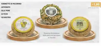 Prezzemolo e Vitale Formette di Pecorino offerta