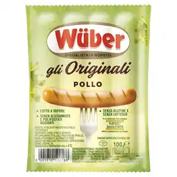 Coop WÜRSTEL DI POLLO WÜBER offerta