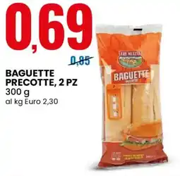 Eurospin Tre mulini baguette precotte offerta