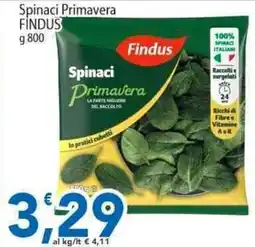 Sidis Spinaci Primavera FINDUS offerta