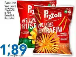 Sidis Patatine We Love PIZZOLI offerta