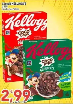 Sidis Cereali KELLOGG'S Barchette, Palline offerta