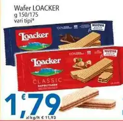 Sidis Wafer LOACKER offerta
