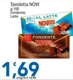 Sidis Tavoletta NOVI Fondente, Latte offerta
