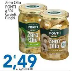 Sidis Zero Olio PONTI Carciofi, Funghi offerta