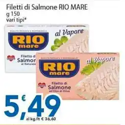 Sidis Filetti di Salmone RIO MARE offerta