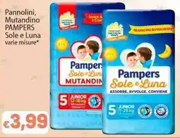 Sidis Pannolini, Mutandino PAMPERS Sole e Luna offerta