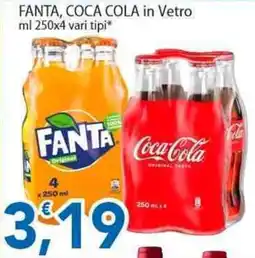 Sidis Fanta, coca cola in vetro offerta
