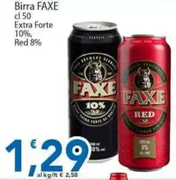 Sidis Birra FAXE Extra Forte 10%, Red 8% offerta