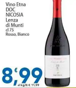 Sidis Vino Etna DOC NICOSIA Lenza di Munti offerta