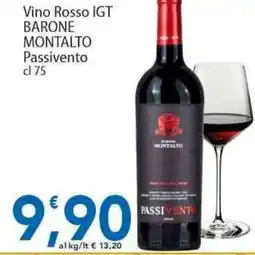 Sidis Vino Rosso IGT BARONE MONTALTO Passivento offerta