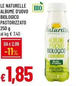 Galassia Le naturelle albume d'uovo biologico pastorizzato offerta