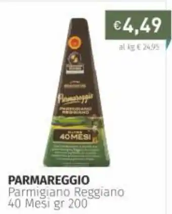 Prezzemolo e Vitale Parmareggio Parmigiano Reggiano 40 mesi 200gr offerta