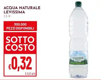 Acqua naturale LEVISSIMA