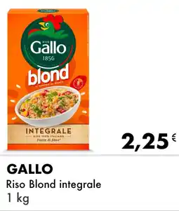 Iper Tosano GALLO Riso Blond integrale offerta