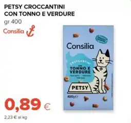 Tigre Consilia petsy croccantini con tonno e verdure offerta