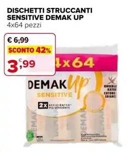 Iperal Dischetti struccanti sensitive DEMAK UP offerta