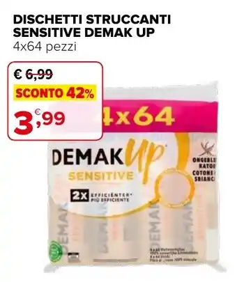 Iperal Dischetti struccanti sensitive DEMAK UP offerta