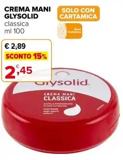 Iperal Crema mani GLYSOLID offerta
