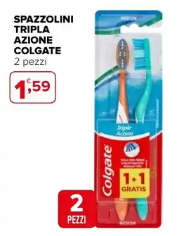 Iperal Spazzolini tripla azione COLGATE offerta