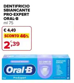 Iperal Dentifricio sbiancante pro-expert ORAL-B offerta
