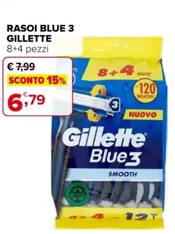 Iperal Rasoi blue 3 GILLETTE offerta