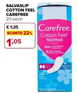 Iperal Salvaslip cotton feel CAREFREE offerta